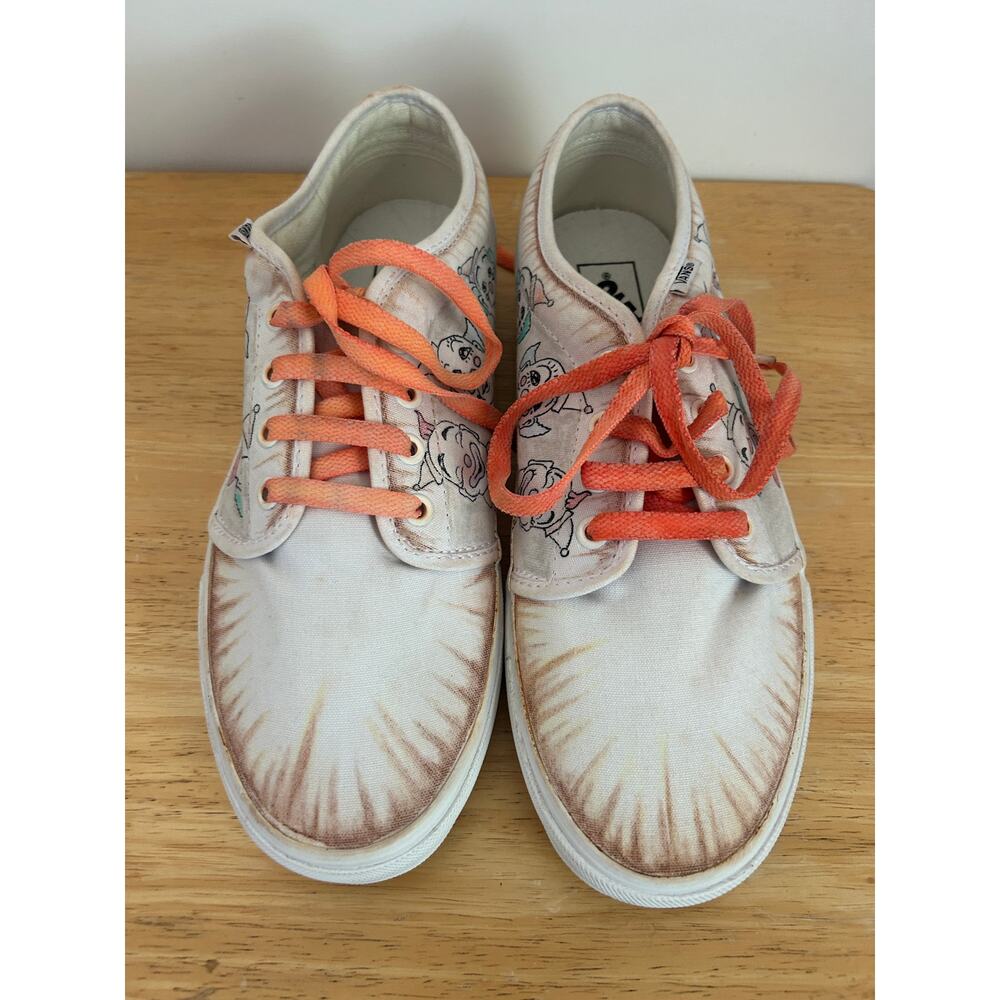 VANS Custom Painted Sneakers Clowns Casino Pier Seaside Heights NJ Men's 9 - Picture 8 of 11